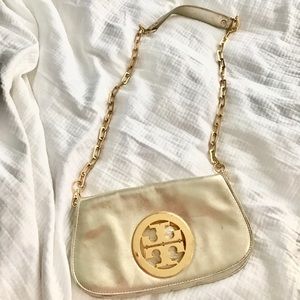 Tory Burch Authentic- GOLD - CROSSBODY PURSE